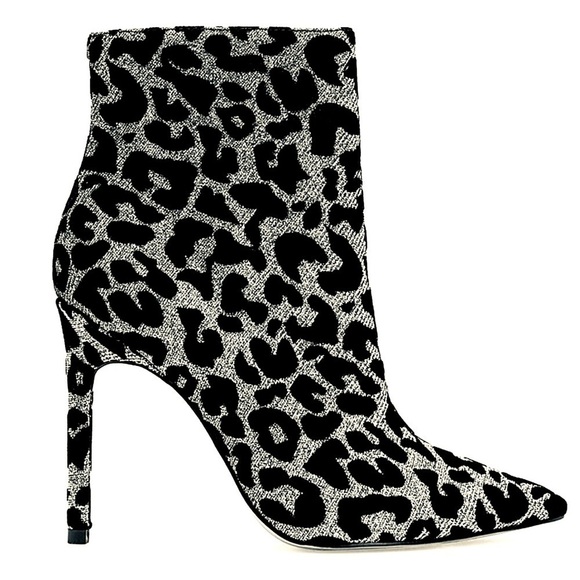 Express Metallic Leopard Booties - Picture 1 of 16